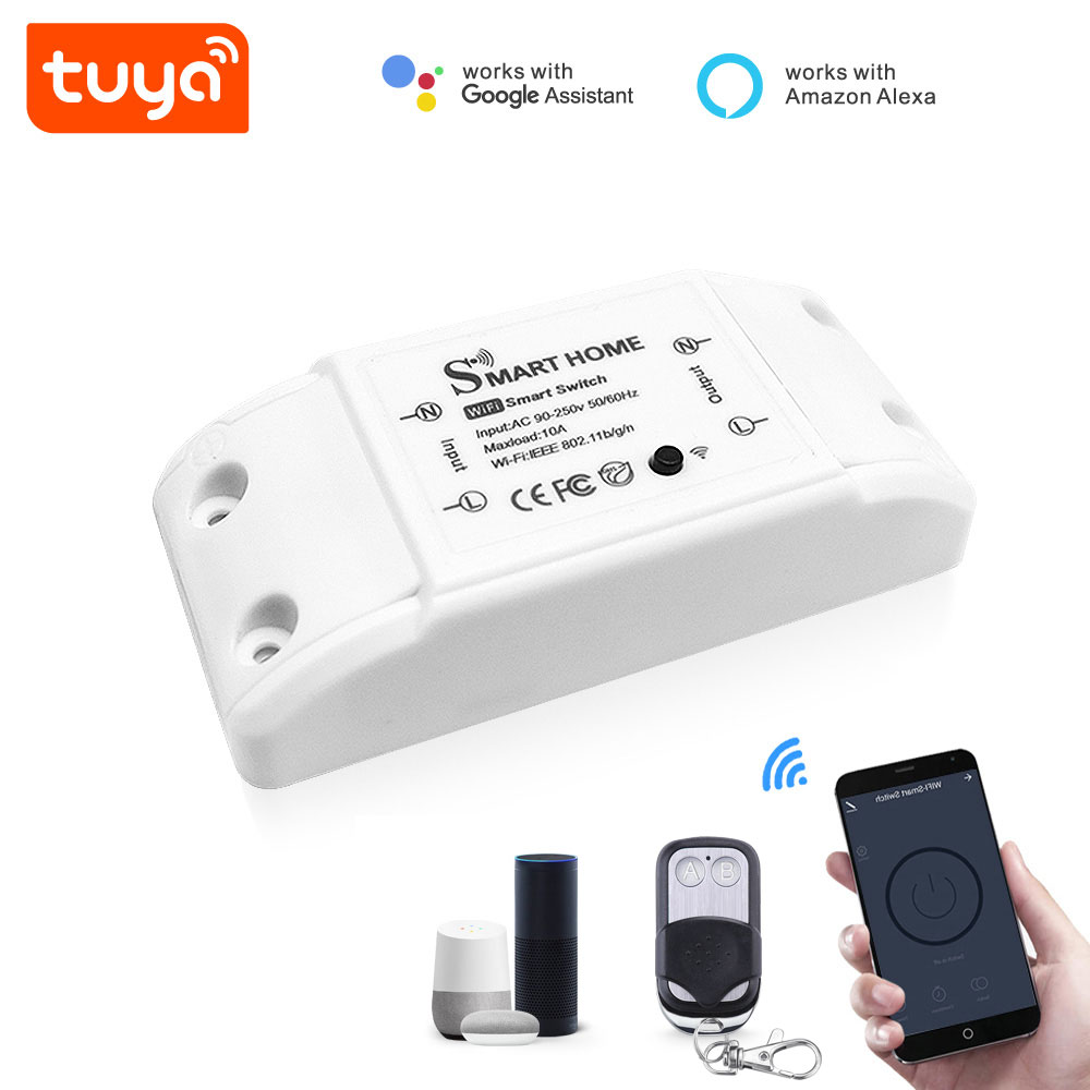 Interruptor Inteligente Wifi para Therma de Agua Timer Tuya PST-WF-UH  Compatible con Alexa y Google