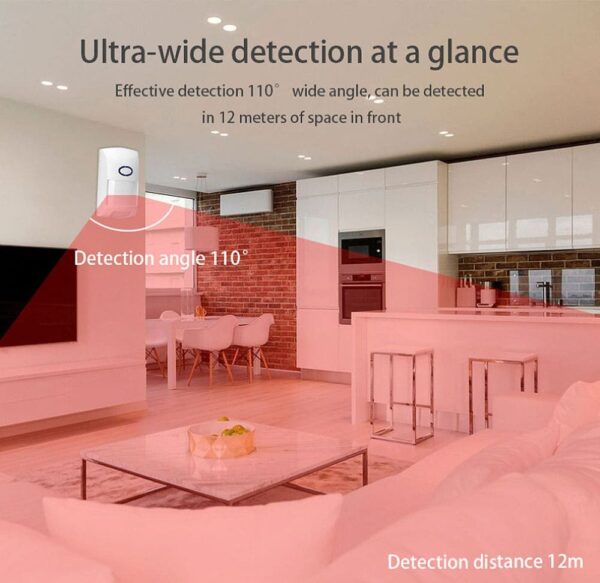 Sensor PIR Anti-mascotas WiFi Tuya Smart - Imagen 12