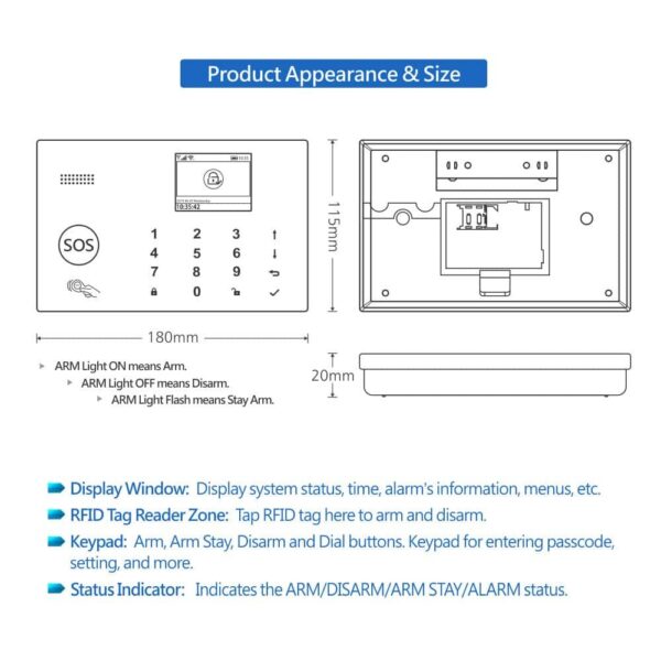Sistema de Alarma WiFi Tuya Smart - Imagen 10