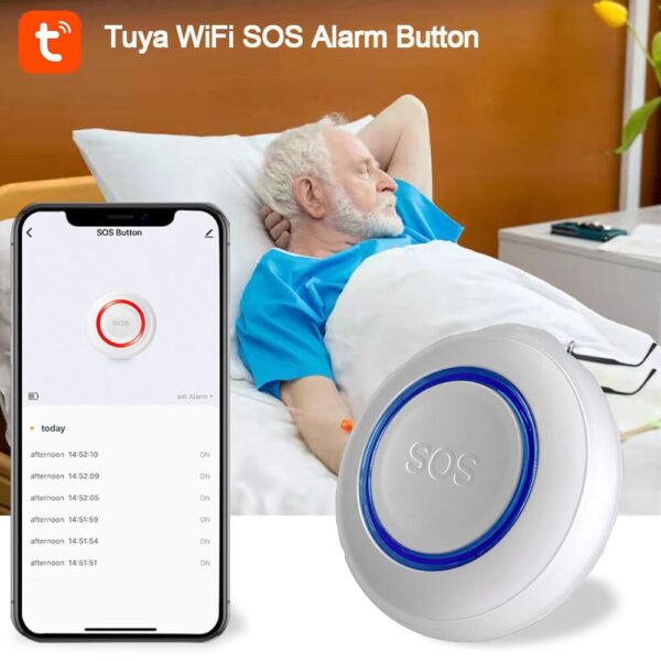 Botón emergencia RF WiFi Tuya Smart - Imagen 6