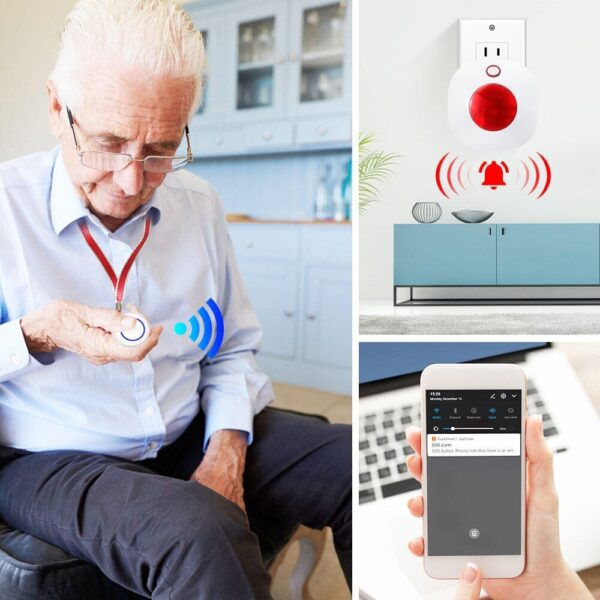 Botón emergencia RF WiFi Tuya Smart - Imagen 7