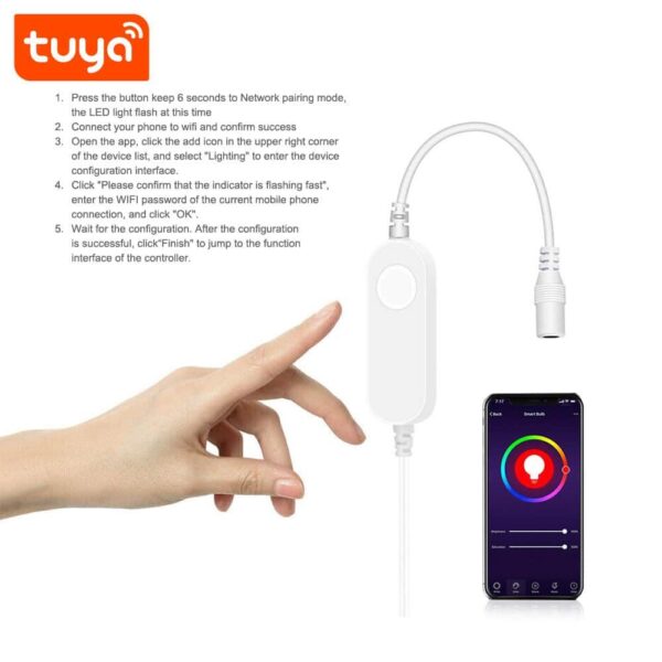 Controlador luces LED WiFi Tuya Smart - Imagen 6