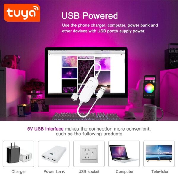 Controlador luces LED WiFi Tuya Smart - Imagen 9