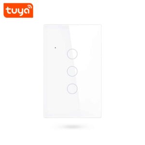 Interruptor de pared triple botón WiFi Tuya Smart